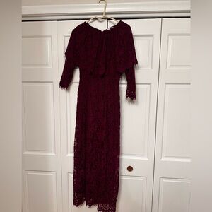 Dainty Jewells burgundy dress